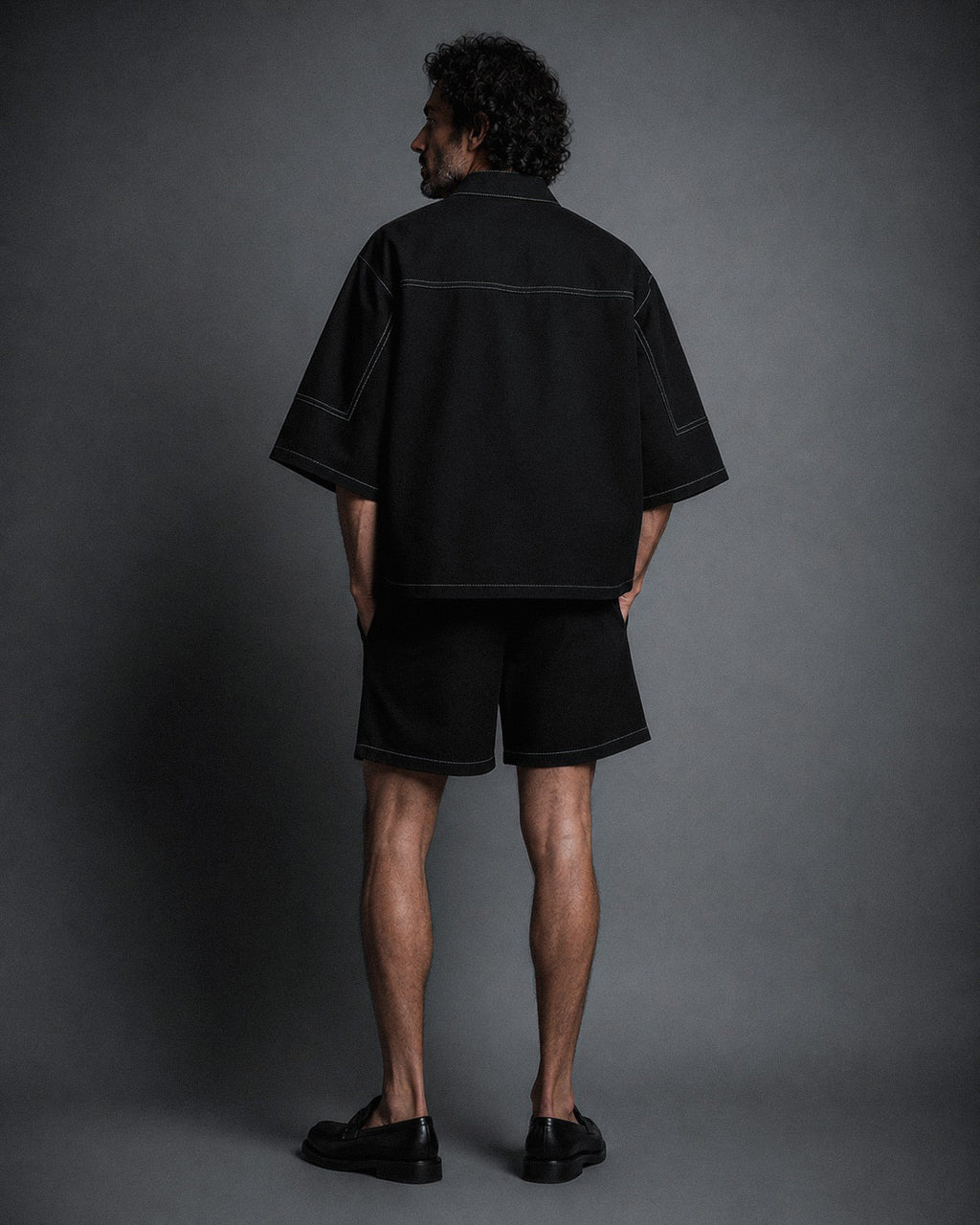 Coast Indigo Kimono Negro