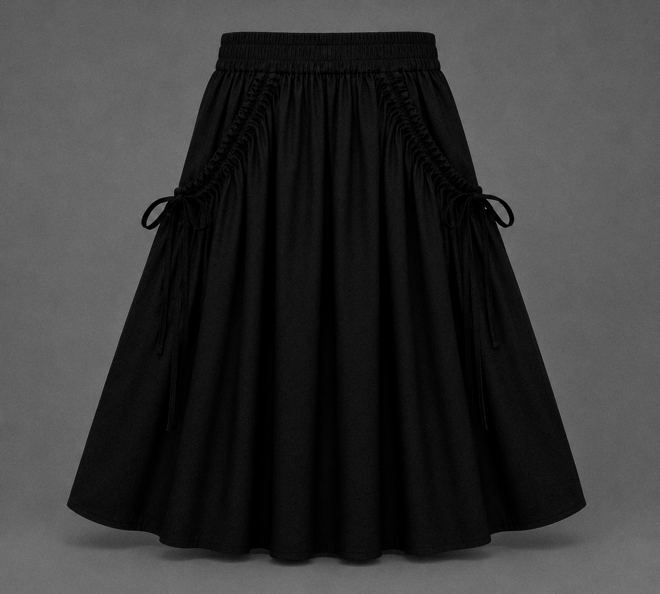 HYBRD-15 Structured Pleated Skirt