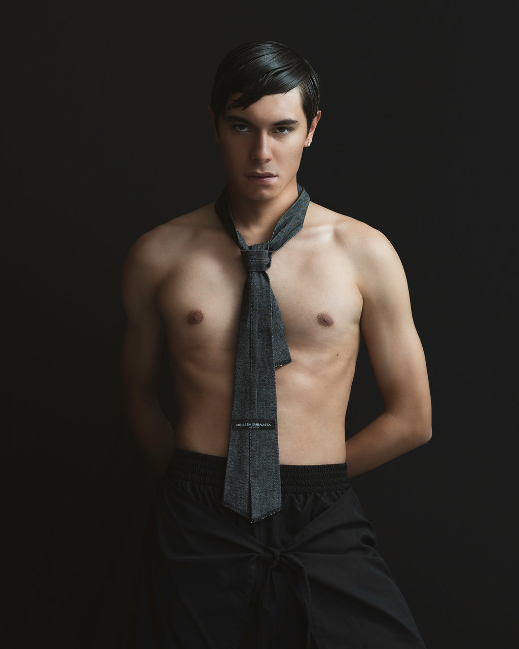 Corbata Denim Estructural
