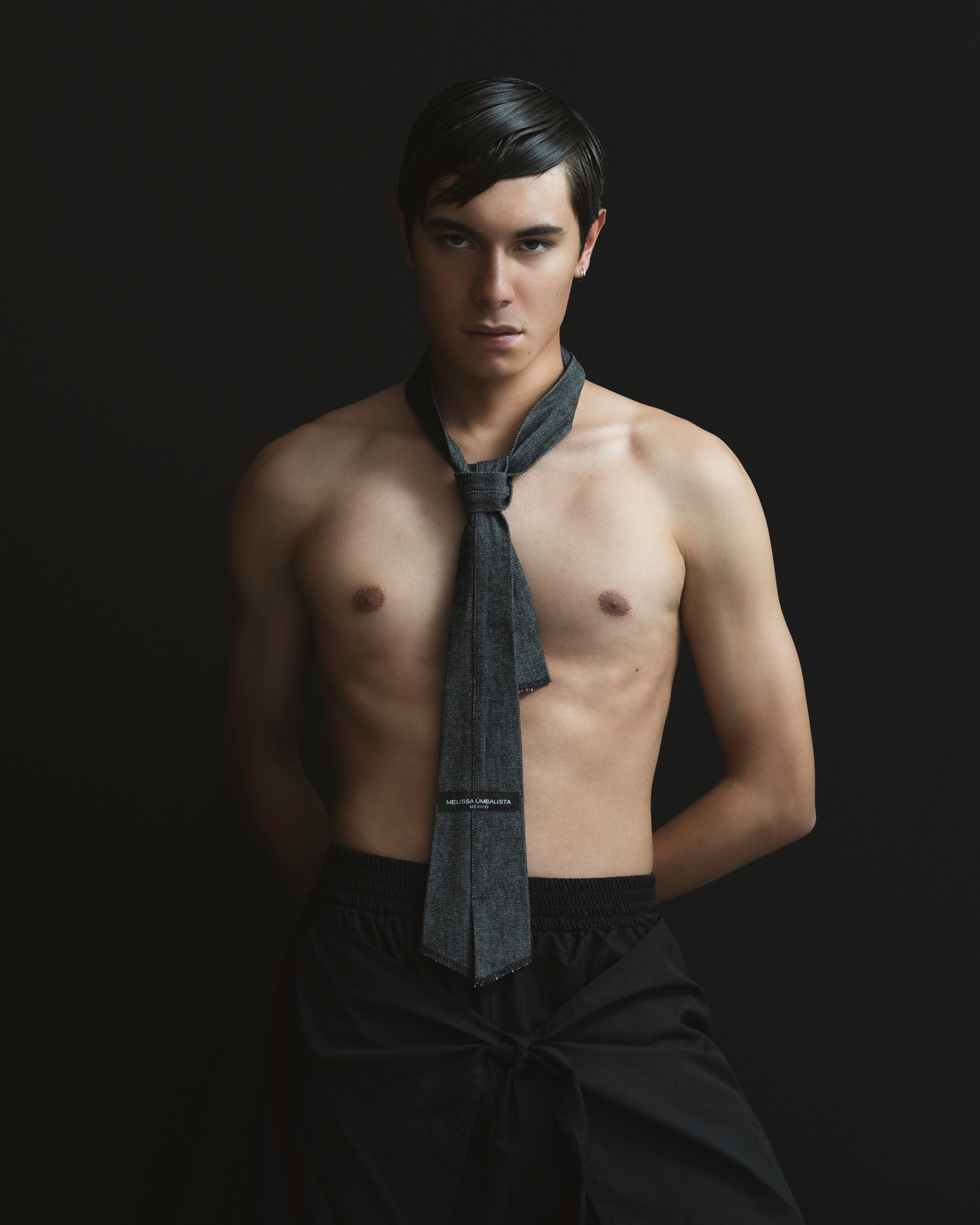 Corbata Denim Estructural