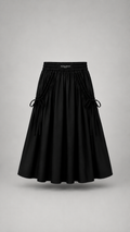 HYBRD-15 W Structured Pleated Skirt