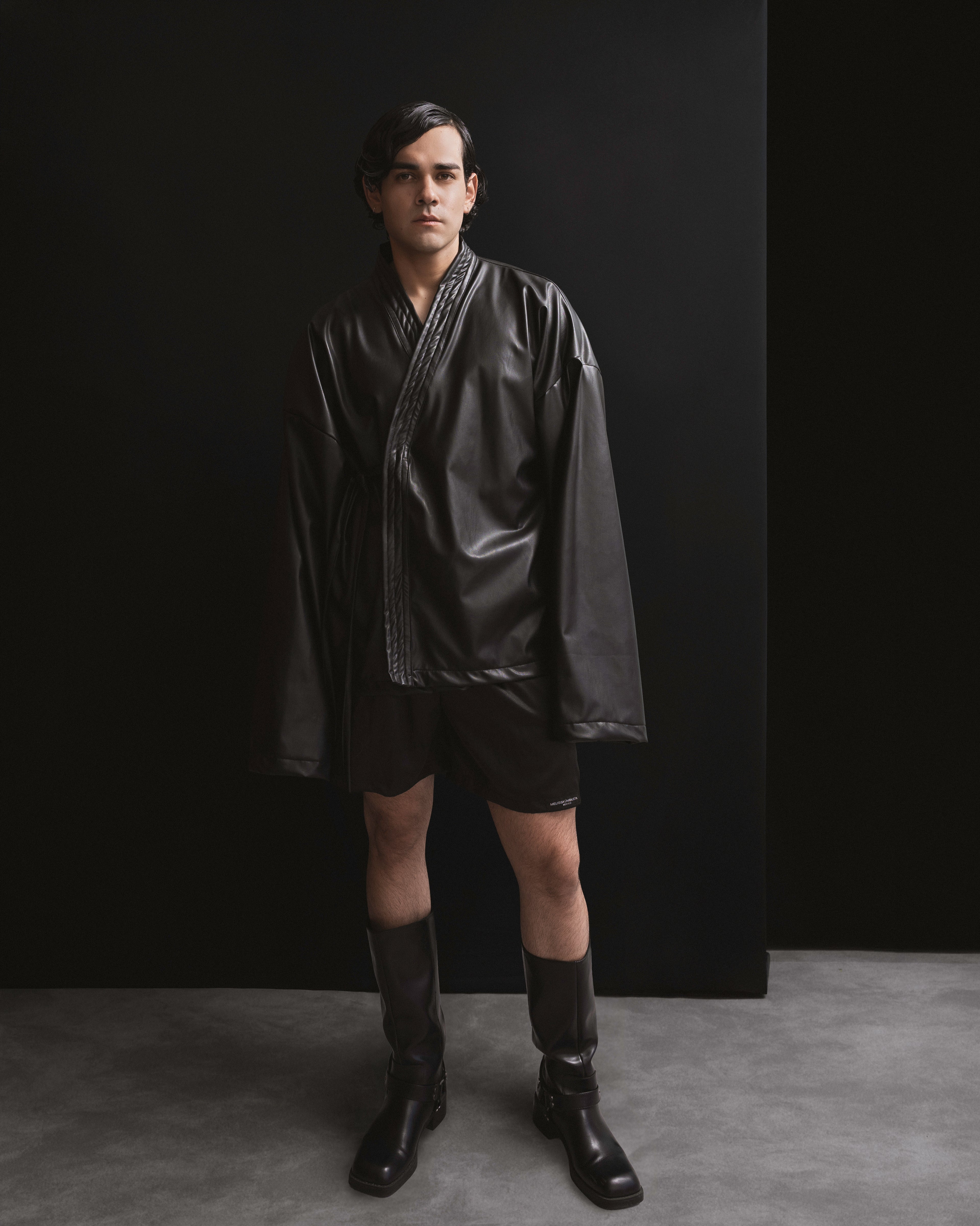 SRNS-6 Vinyl Leather Kimono
