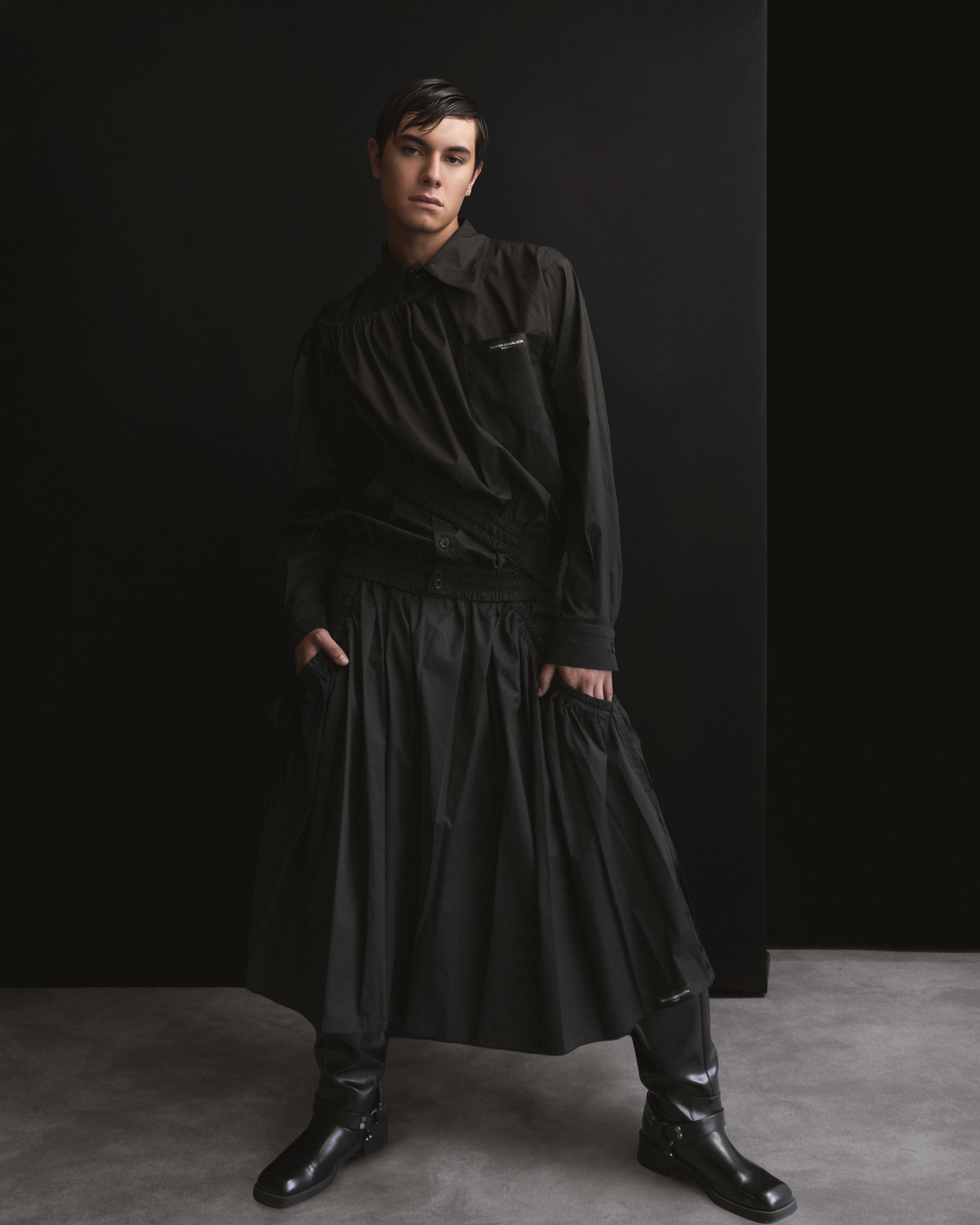 CRSS-14 Draped Structure Shirt