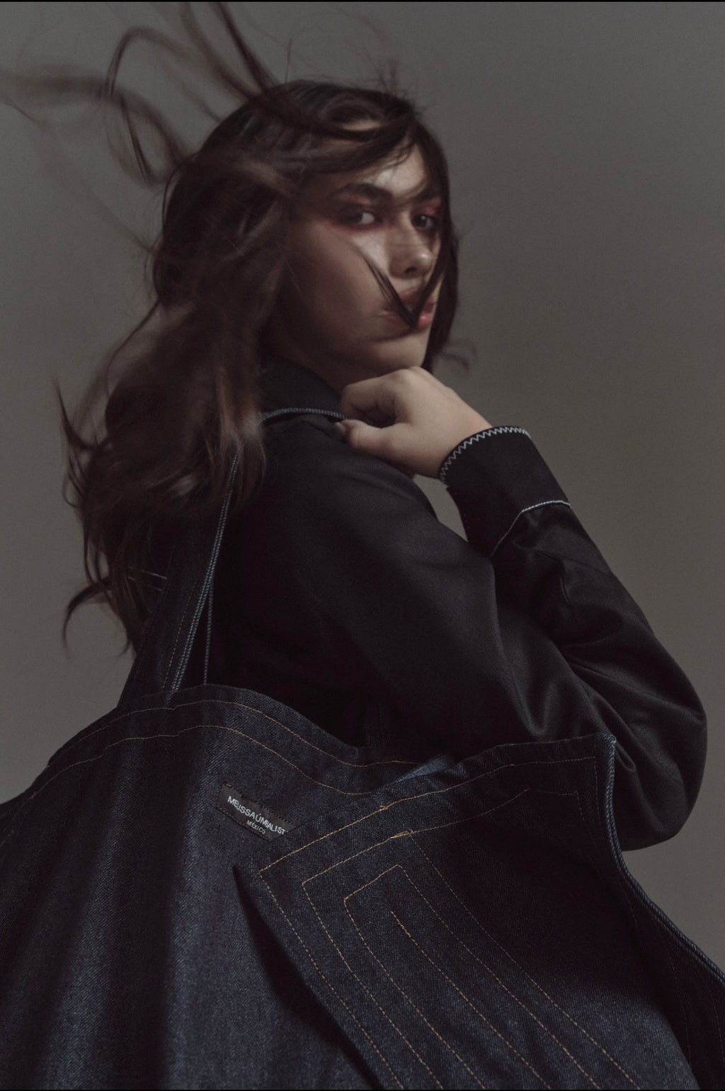 Dark Indigo Tote Bag