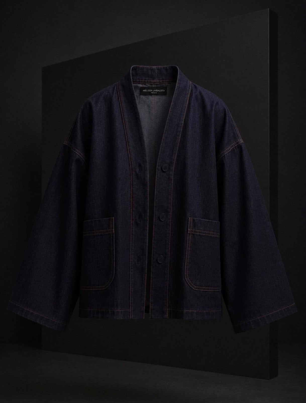 GRN-09 W Indigo Kimono