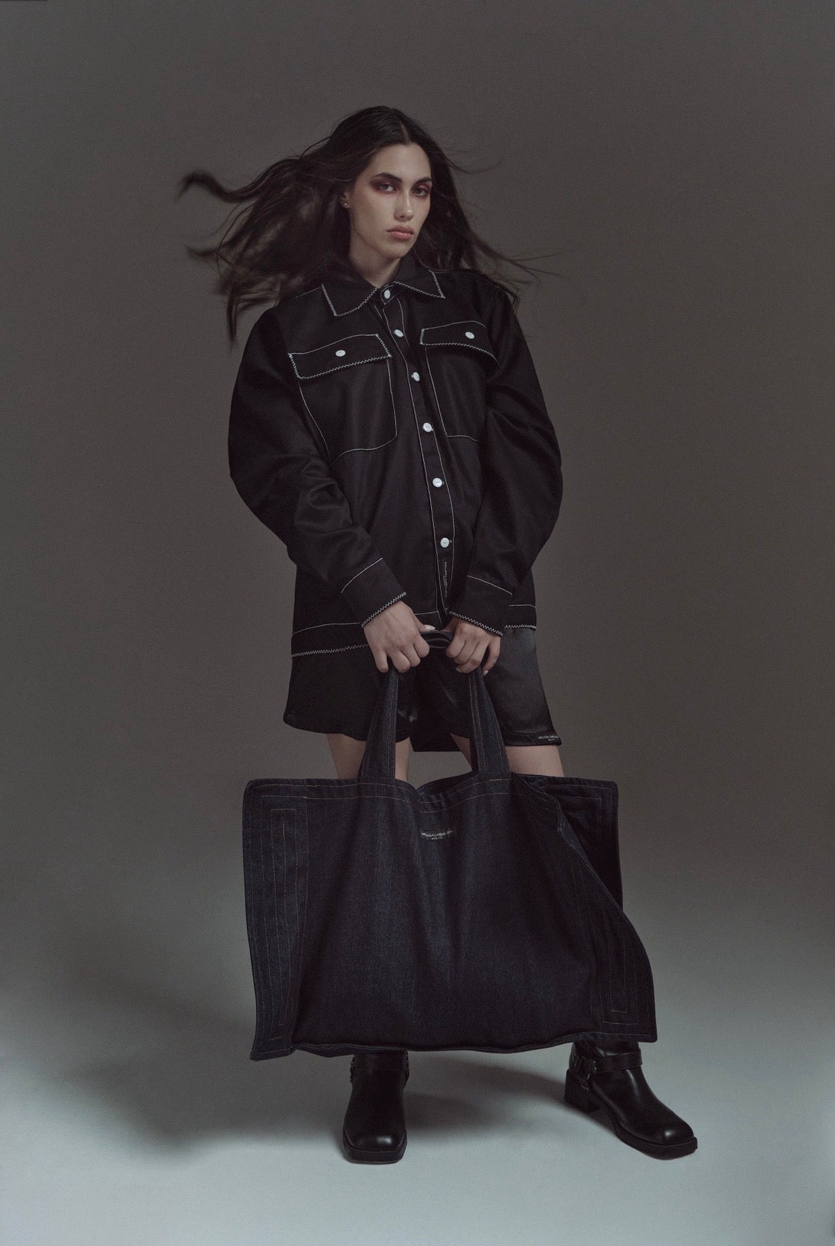 Dark Indigo Tote Bag