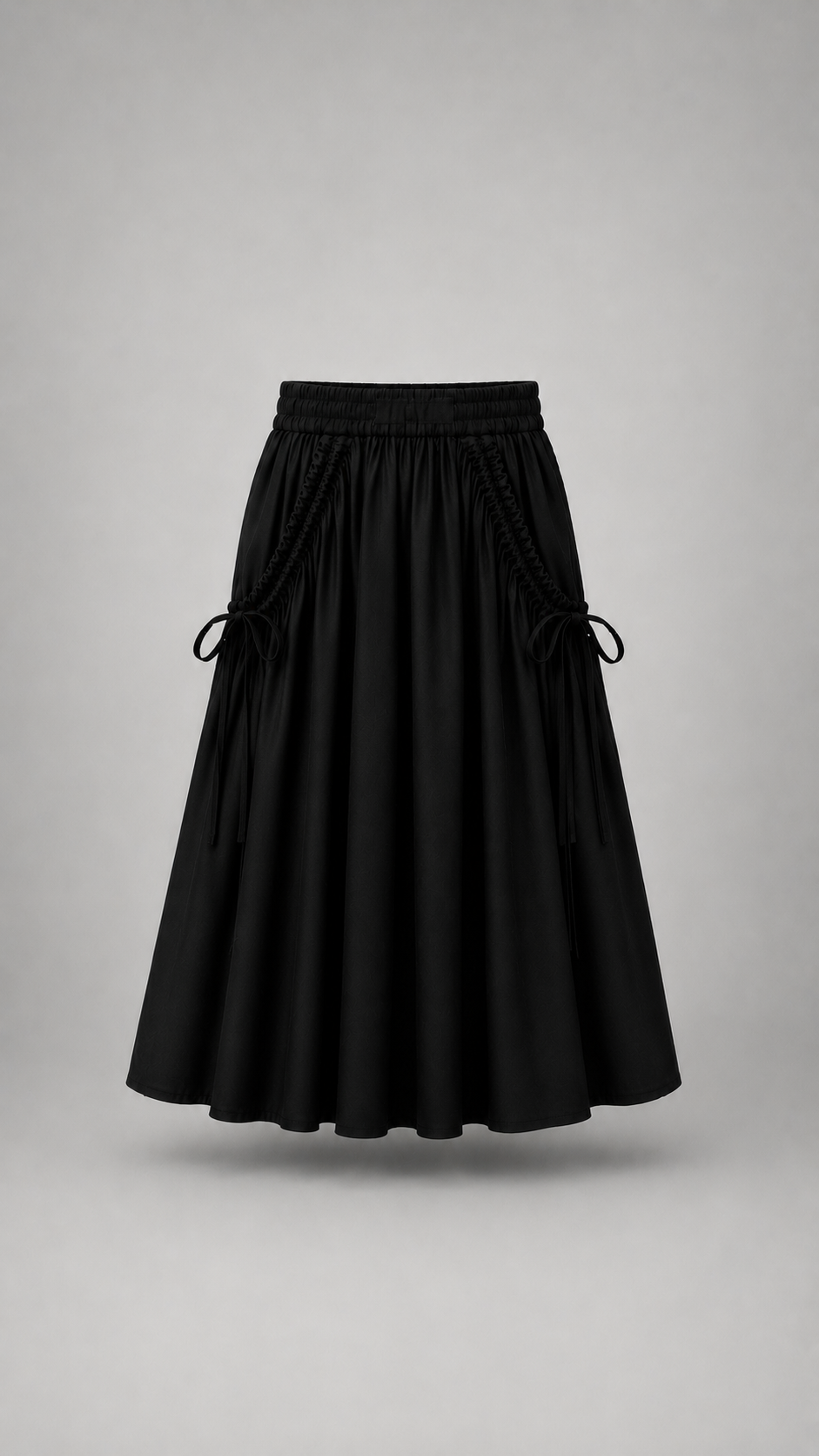 HYBRD-15 W Structured Pleated Skirt
