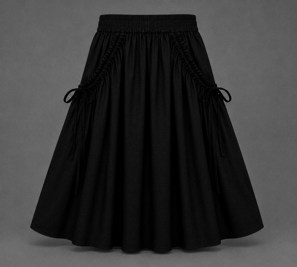 HYBRD-15 W Structured Pleated Skirt