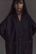 GRN-09 W Indigo Kimono