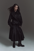 HYBRD-15 W Structured Pleated Skirt