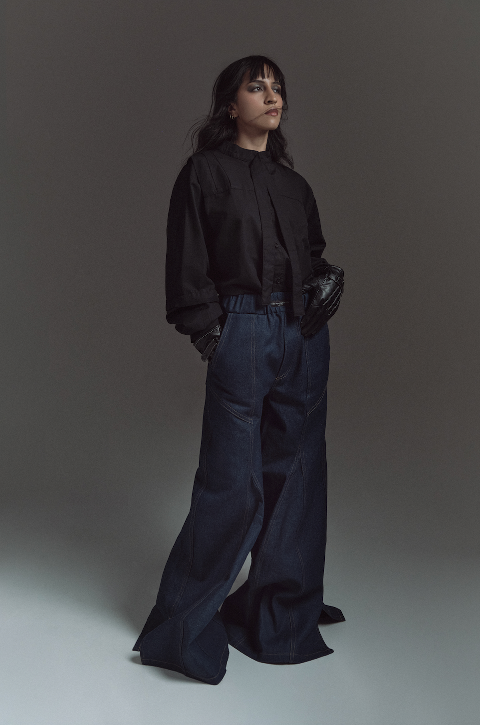 WIDE-21 Pantalones W Wide Leg