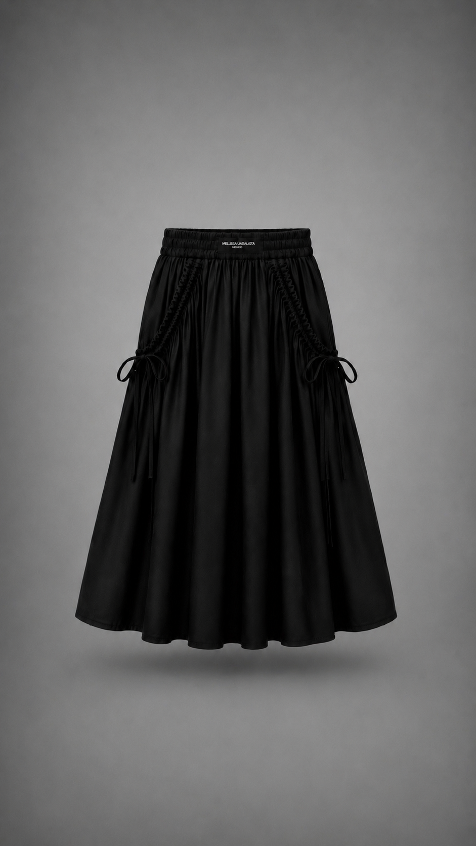 HYBRD-15 Structured Pleated Skirt