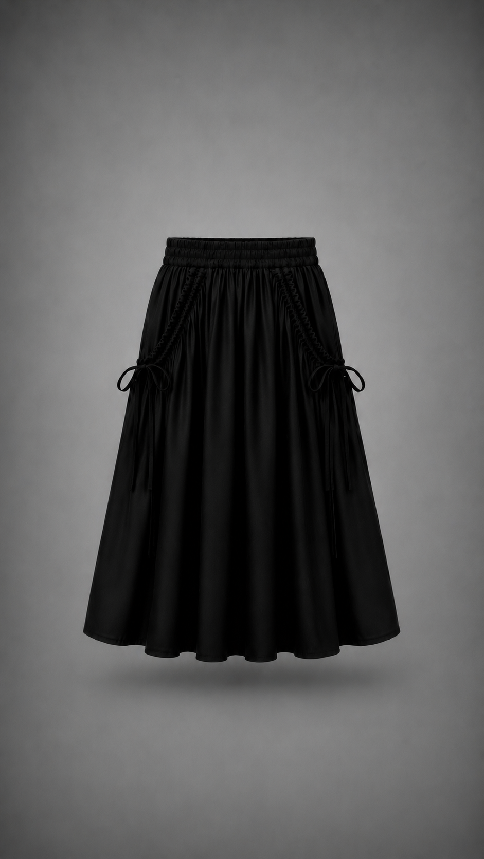 HYBRD-15 Structured Pleated Skirt