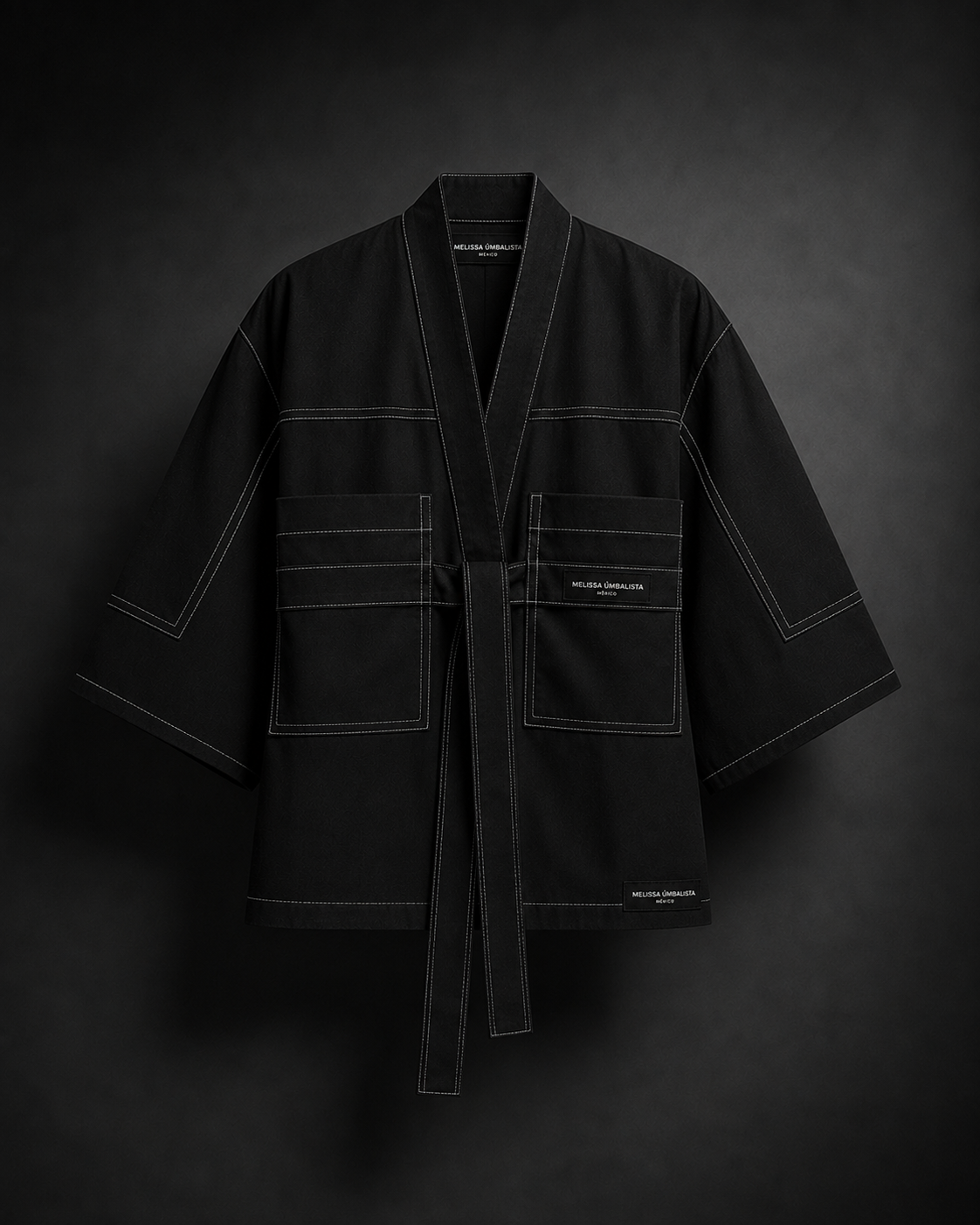 Coast Indigo Kimono Negro