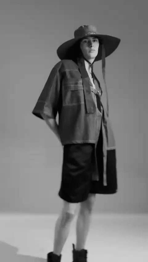 Coast Black Kimono