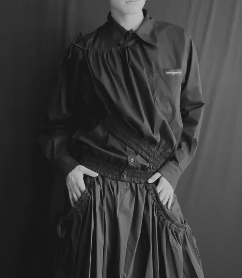 CRSS-14 Draped Structure Shirt